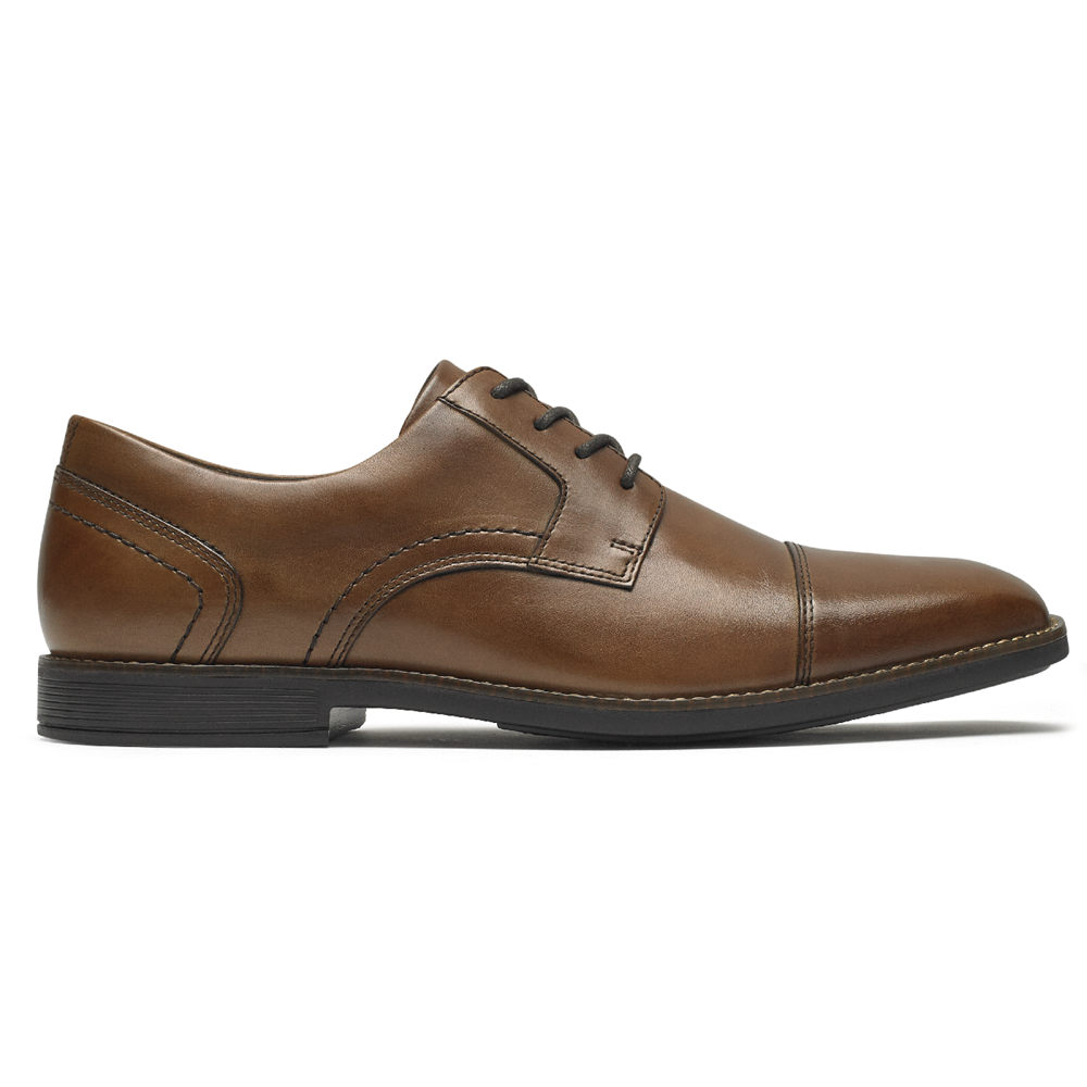 Rockport Oxfords Herre Brune - Slayter Cap Toe Blucher - MAOH09215